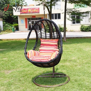 Wholesale cheap portable patio metal outdoor rattan swing chair