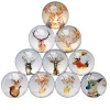 wholesale custom glass fridge magnet for souvenir gift