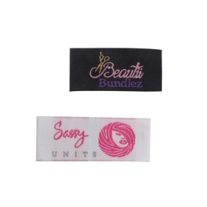 Wholesale Customized Clothes Labels Private Logo Woven Labels And Tags