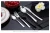 Import Wholesale cutlery set stainless steel  flatware set 18/0 24PCS set from China
