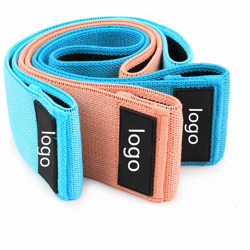 Wholesale fabric resistance band exercise workout custom hip band