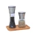 Import Wholesale glass salt and pepper seasoning shakers with stainless steel sleeve from China