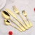 Import Wholesale Gold Plated Flatware Set , Western Stainless Steel Flatware,Gold Cutlery Wedding from China