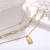 Import Wholesale Gold Plated Multi Layer Chain Pearl Jewelry Lock Necklace Chain from China