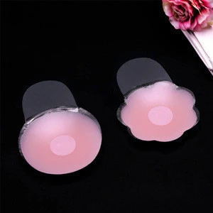 Wholesale Hot Sale Reusable Adhesive Sexy Breast Push Up Silicone Nipple Cover