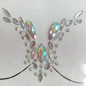 wholesale in china flashing party deco gems body jewelry sticker