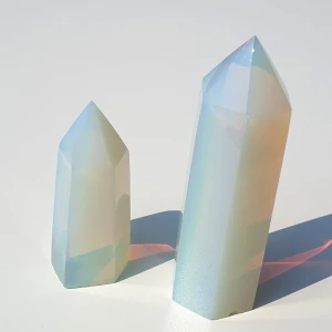 Wholesale Natural Crystal Quartz Point Reiki Gemstone Crystal Tower Folk Crafts Opal Points For Decoration