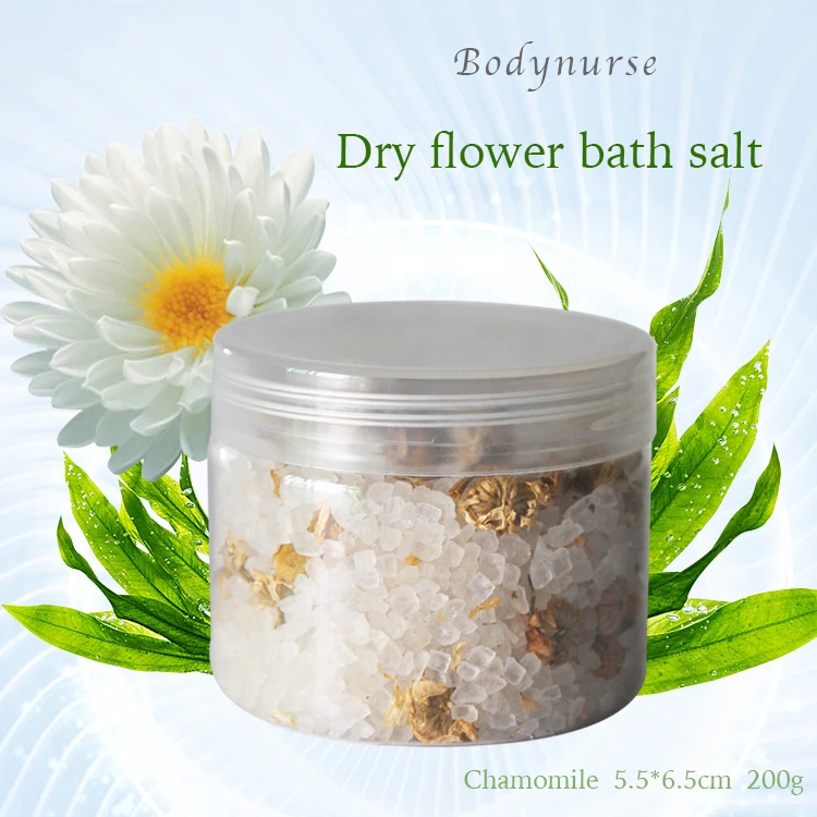 Wholesale Natural Herbal Whitening Moisturizing Hotel Dry Flower Bath Salt Organic Deep Sea Salt