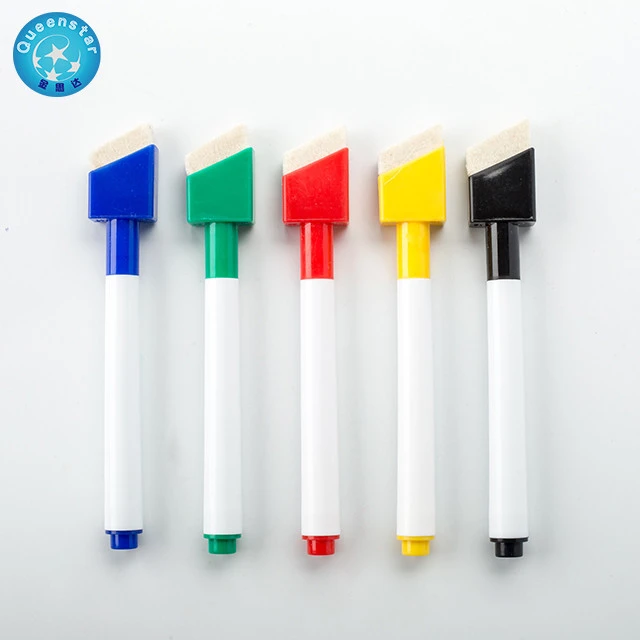 Wholesale office and school style high quality non-toxical dry erase white board marker pen