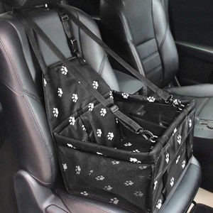 Wholesale Pet Dog Portable Accessories Foldable Car Front Seat Storage Pouch