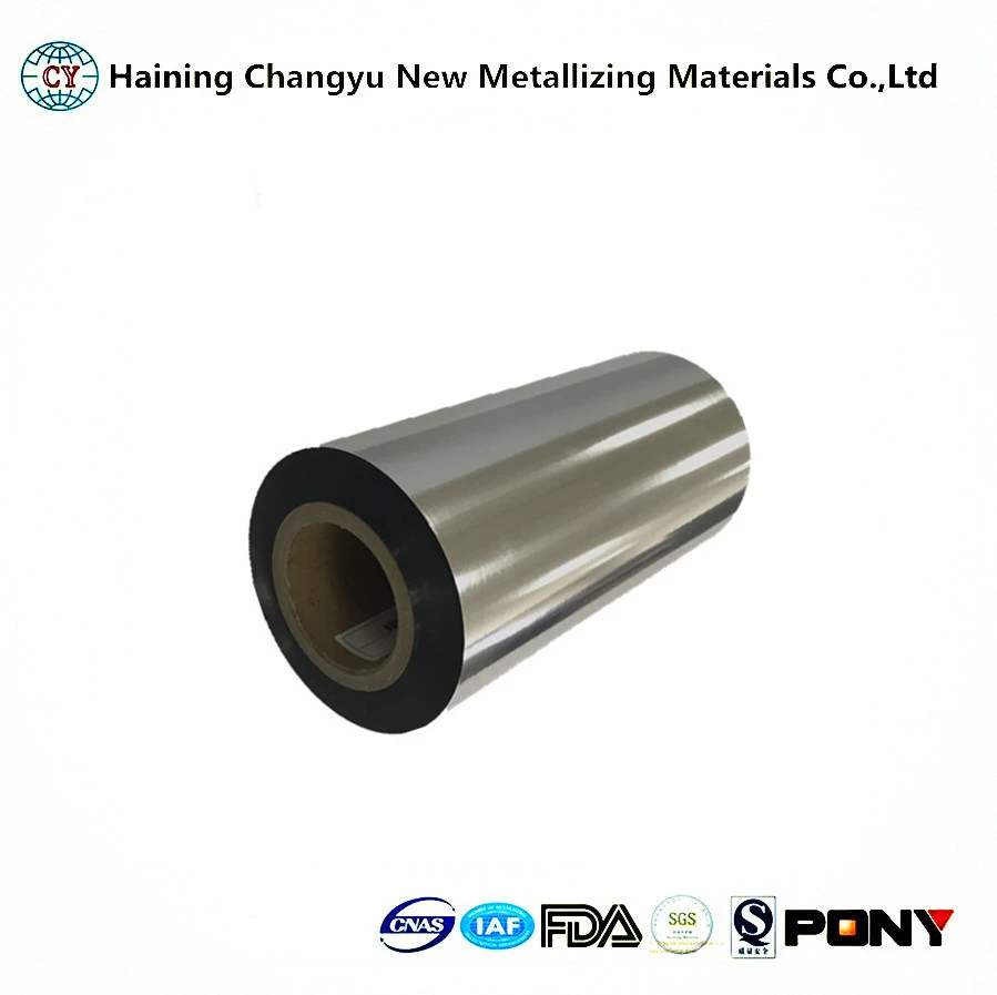 Wholesale Polarized Opaque 12mic Metallized PET Film For Packaging Usage