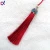 wholesale polyester tassel fringe with exquisite metal cup as earring accessories parts