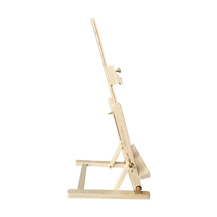 Wholesale Price Natural Movable Tabletop Wood Easel Frame Easel