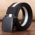 Import Wholesale simple style black outdoor casual stripe nylon canvas plastic buckle belts for men from China