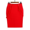 Wholesale Stretch Plus Size Pencil women Skirt casual bodycon lady cotton skirts