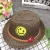 Import Wholesale Summer Fashion Children Straw Hat Cartoon Leisure Beach Hat Sun Visor Hat For Kids Baby from China