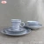 Import Wholesale V-shape blue full decor dinnerware/tableware set from China