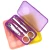 Import wholesales 4pcs stainless steel Nail Clippers Cutter Kit Nail Care mini manicure pedicure set PP case from China