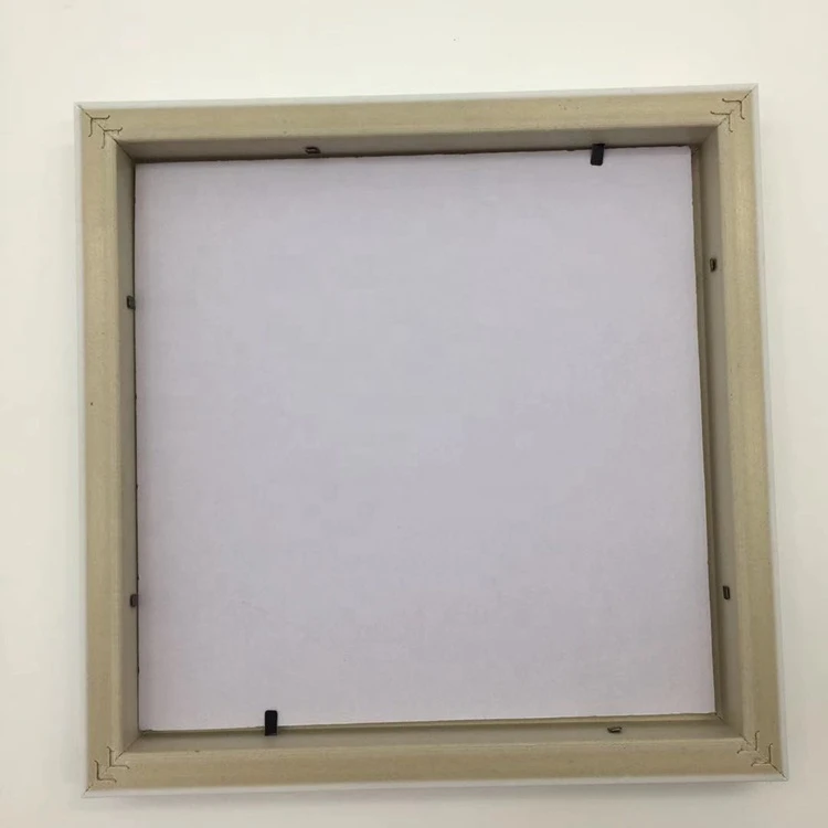 Wholesales Lightweight Polystyrene Plastic Picture Frame 8 Inch White PS Photo Frame