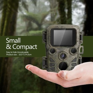 Wildlife Trail Photo Trap Mini Hunting Camera 12MP 1080P Waterproof Video Recorder Cameras for Security Farm Fast Trigger Time