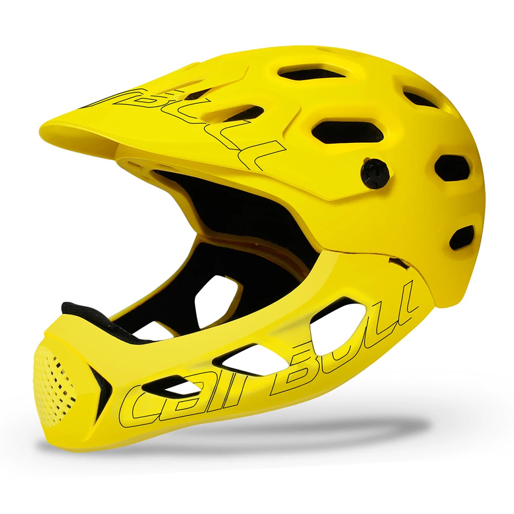 Wildmx ALLCROSS Adults Full Face All Mountain Bike Helmet Enduro MTB Bicycle Helmet Removable Chin Bar CE CPSC Certified