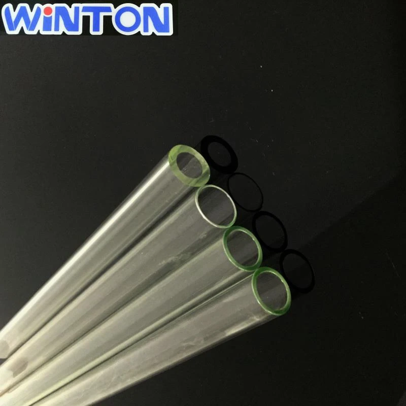 Winton various circular tube quartz glass pyrex glass tube pipes