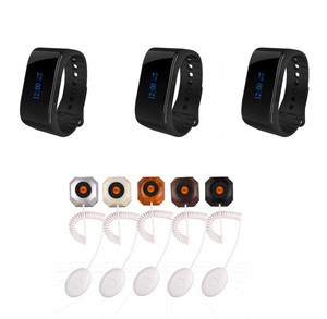 Wireless  nursing calling system with waterproof watches for nurse and toilet push button