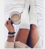 Woman Girls Knitted Leg Warmer, Lace Knitted Long Leg Warmer