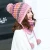 Import Women Winter Hat Face Mask Scarf Set Lady Warm Beanie Outdoor Snow Knit Warm Hat EA117 from China