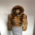 Import Women&#x27;s winter warm soft real red fox fur coat ladies long sleeve natural fur jacket short style with hood from China