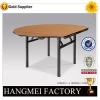 Wood top banquet table foldable round restaurant tables from China