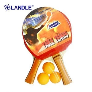 Wood with rubber double fish table tennis racket