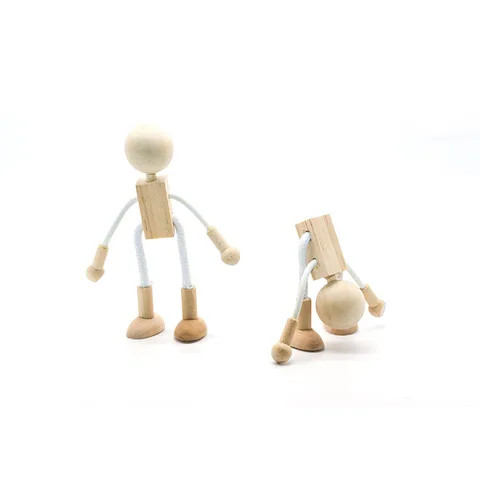 Wooden cartoon toys, cute creative wooden childrens toys factory