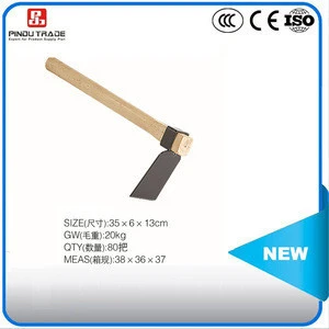 wooden handle low price high quality garden hoe
