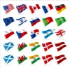 World cup body temporary national flag hand face tattoo sticker for football fans