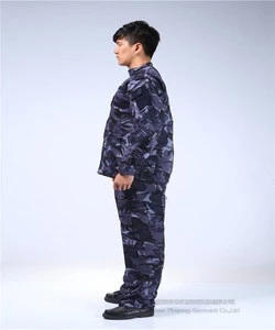[Wuhan YinSong]Navy Blue Camo V2 Military Field BDU Uniform