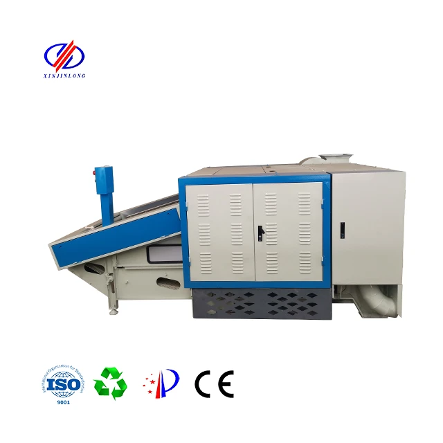 Xinjinlong cotton textile fabric clothes denim polyester waste fully automatic a new type Exhibition felt opening machine