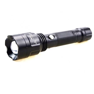 XML T6 LED Portable Zoomable Tactical Flashlight - Rechargeable 18650 Battery