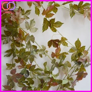 yiwu wholesale artificial hanging leaves garden supply