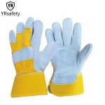 YRsafety Cow leather EN420 EN388 Driver Wedding Welding Gardening Safety working glove
