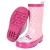 Import YY10090S Hot sale unique design fashion cheap half boots kids PVC rain boots for girls from China