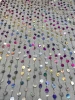 ZG55 vertical beaded tube 5mm18mmPET sequined embroidered fabric tulle mesh evening dress accessories lace halter skirt