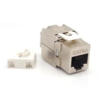 zinc alloy 180degree tool free FTP STP keystone jacks rj45 cat7  cat6a keystone modular jack