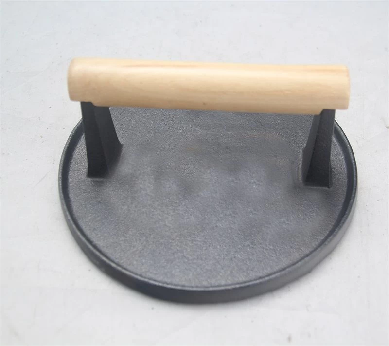 Buy Cast Iron Burger Press With Wooden Handle from SHIJIAZHUANG WELLS