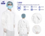 Medical Disposable protective clothing coverall & Isolation gown - Direct prices at the factory in Vietnam - PPE equipment