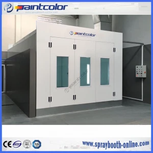 linked paint booth PaintColor brand Down Draft Spray Booth