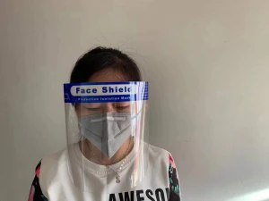 Plastic PET Face Shield