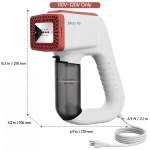 Vacuum Suction Handheld Garment Steamer Portable Clothes Steamer with Heated Soleplate for Fast Ironing OEM