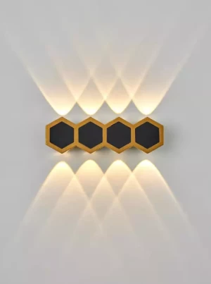 Hagood Rebow drop shipping modern minimalist white quantum honeycomb wall lamp