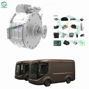 75kw 120kw ev conversion kit electric bus complete set with BMS VCU 4-in-1 controller for 6M bus